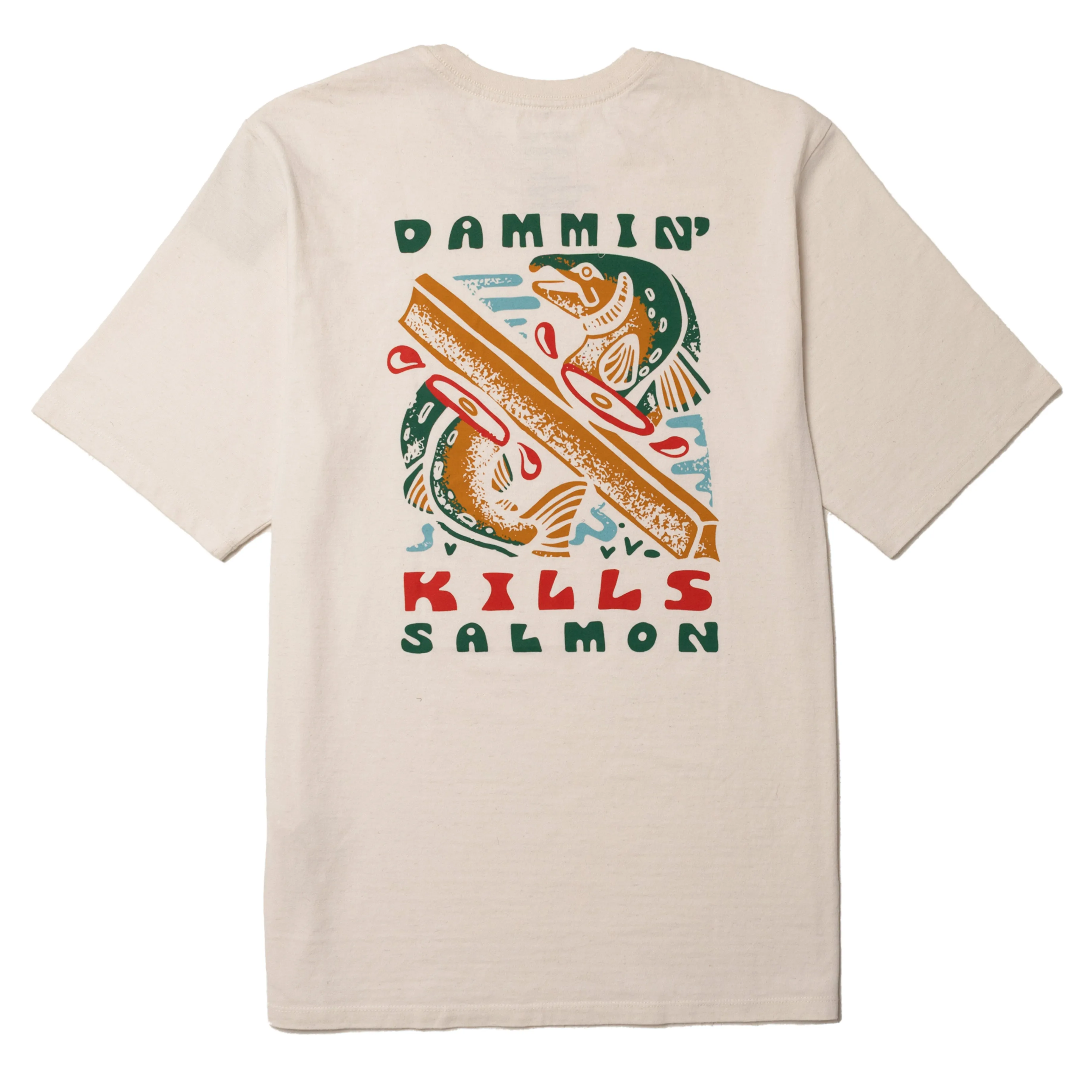 Patagonia Take a Stand Responsibili-Tee Dammin' Kills / Birch White
