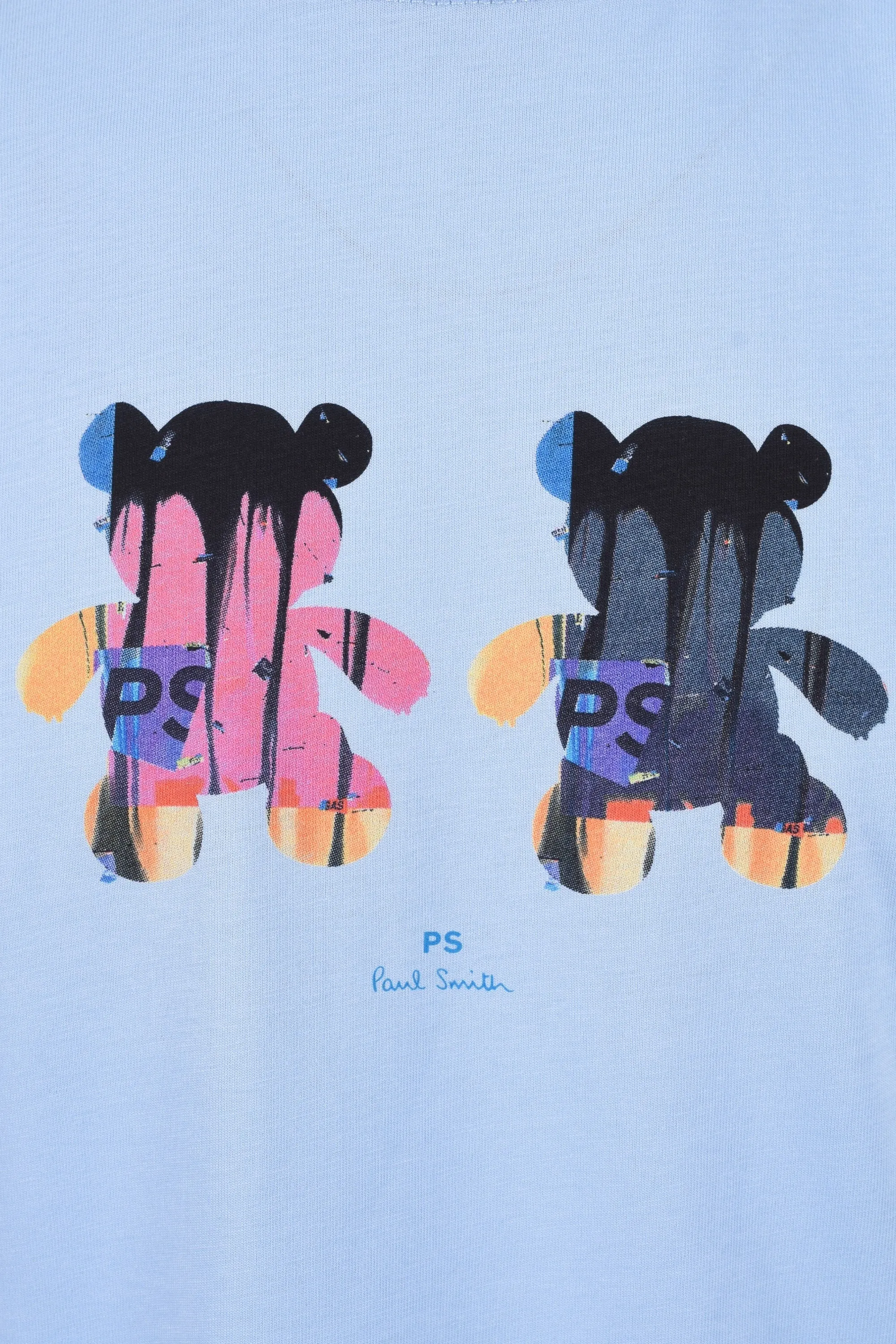 Paul Smith Reg Fit Ss Teddy T-shirt Light Blue
