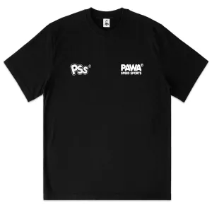 Pawa Sports Burnout T-Shirt Black