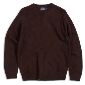 Pendleton Wool Crew Espresso Heather