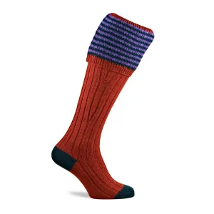 Pennine Lancaster Shooting Sock Maple