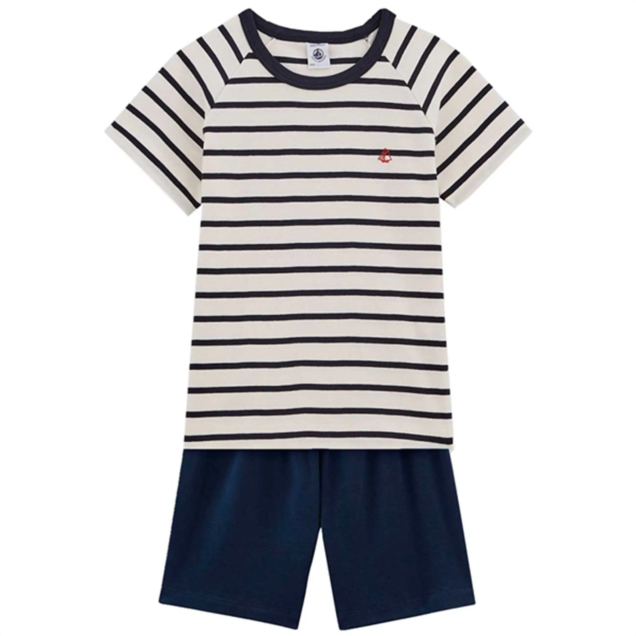 Petit Bateau Pyjacourt White/Black