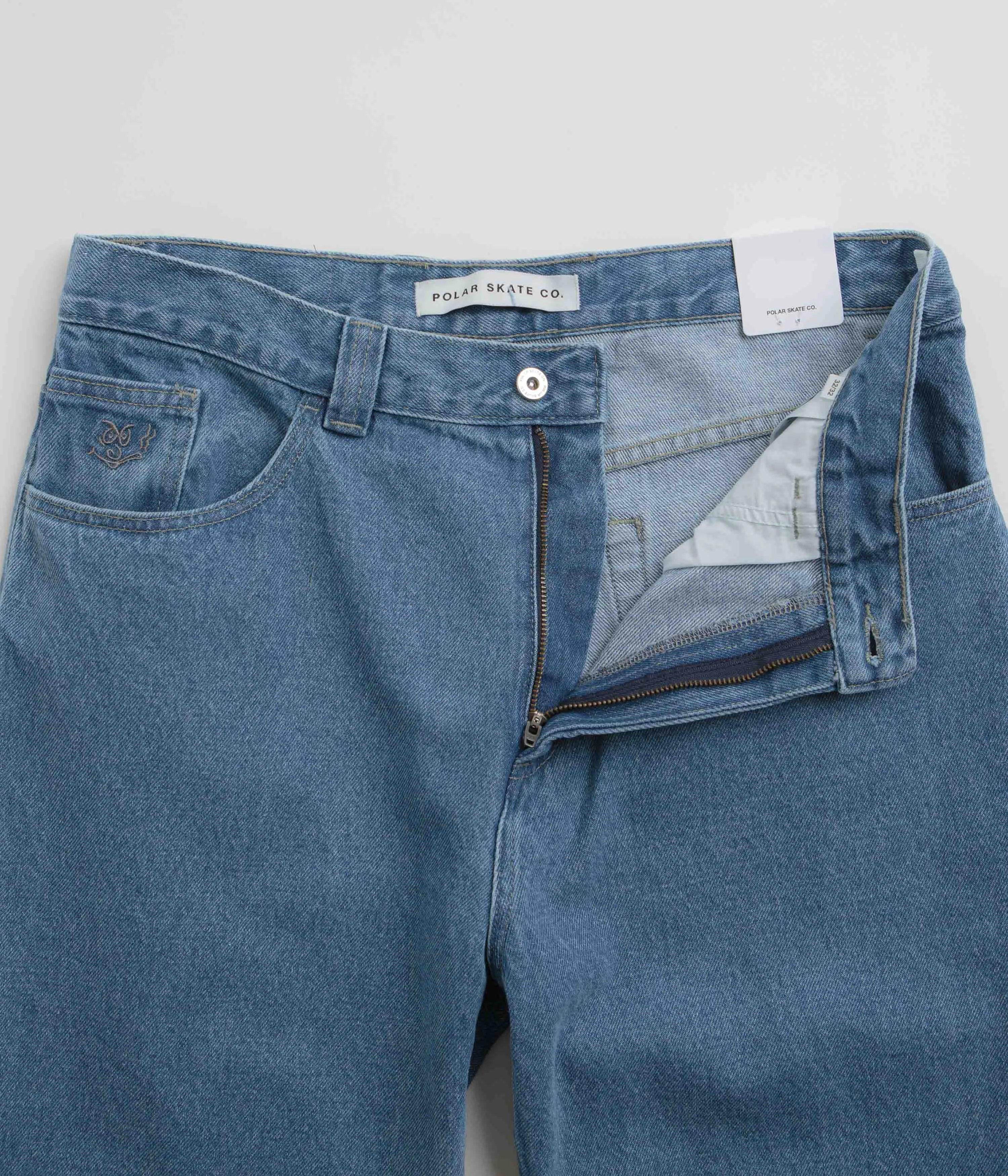 Polar 92 Denim Jeans - Mid Blue