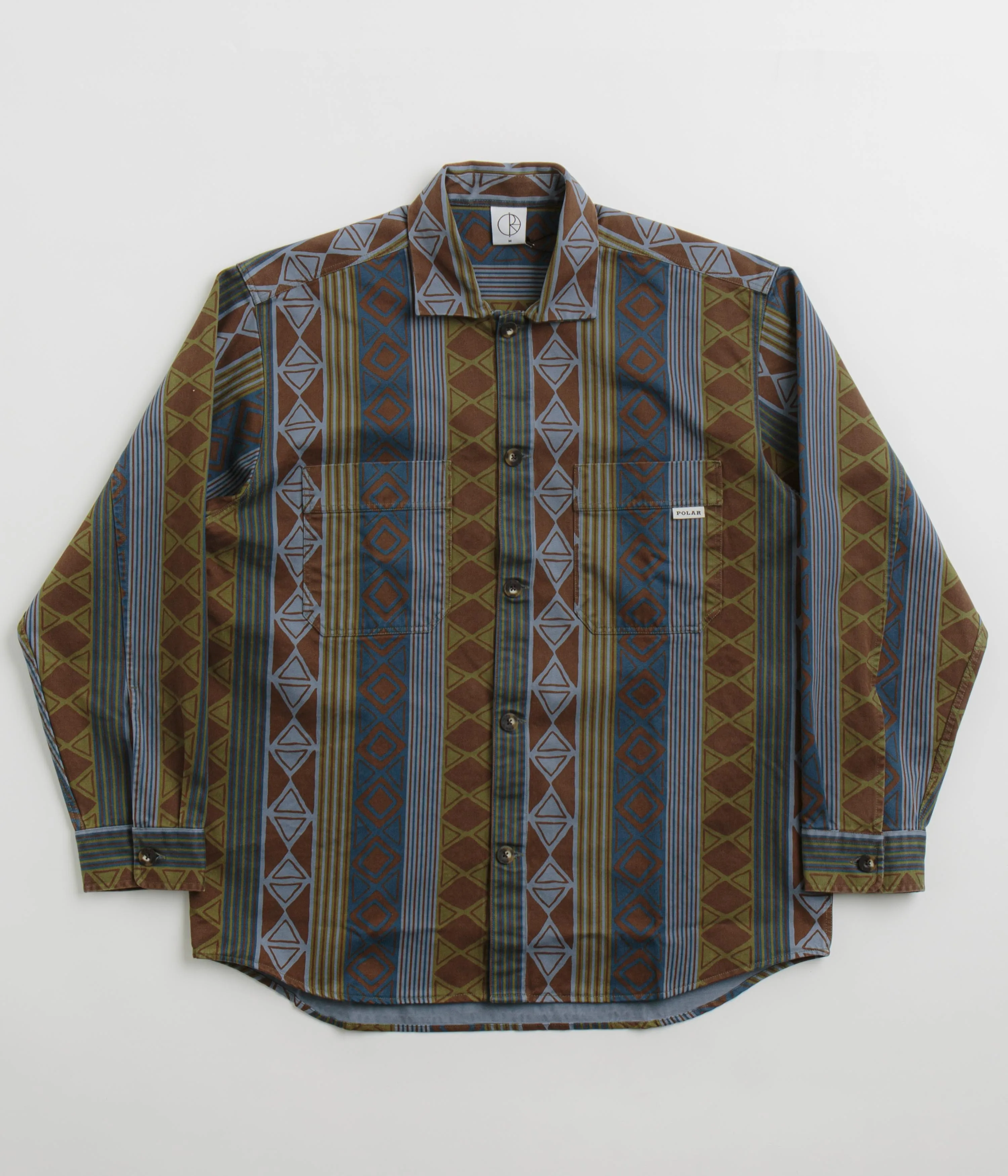 Polar Big Boy Overshirt - Blue Green Mix