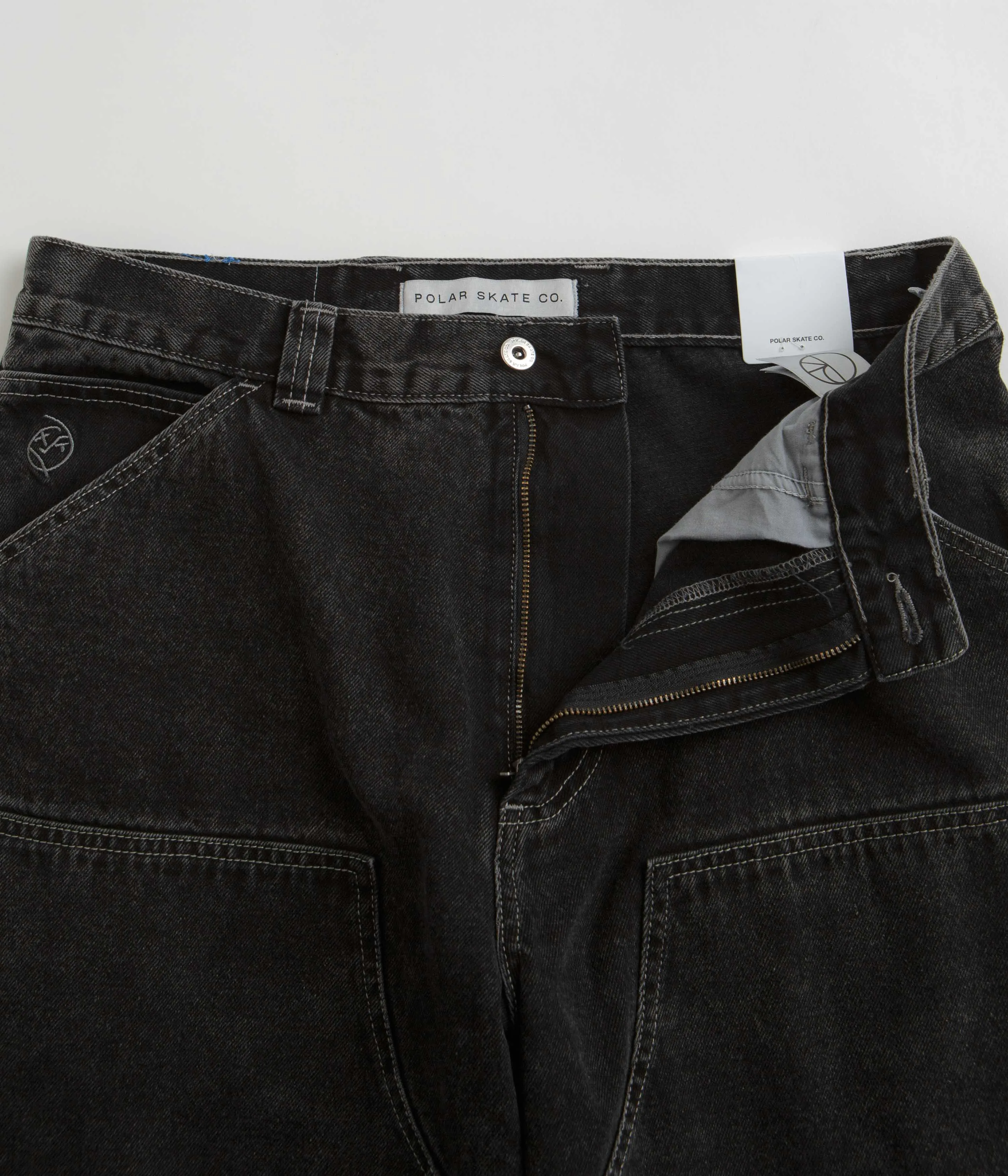 Polar Big Boy Work Pants - Silver Black