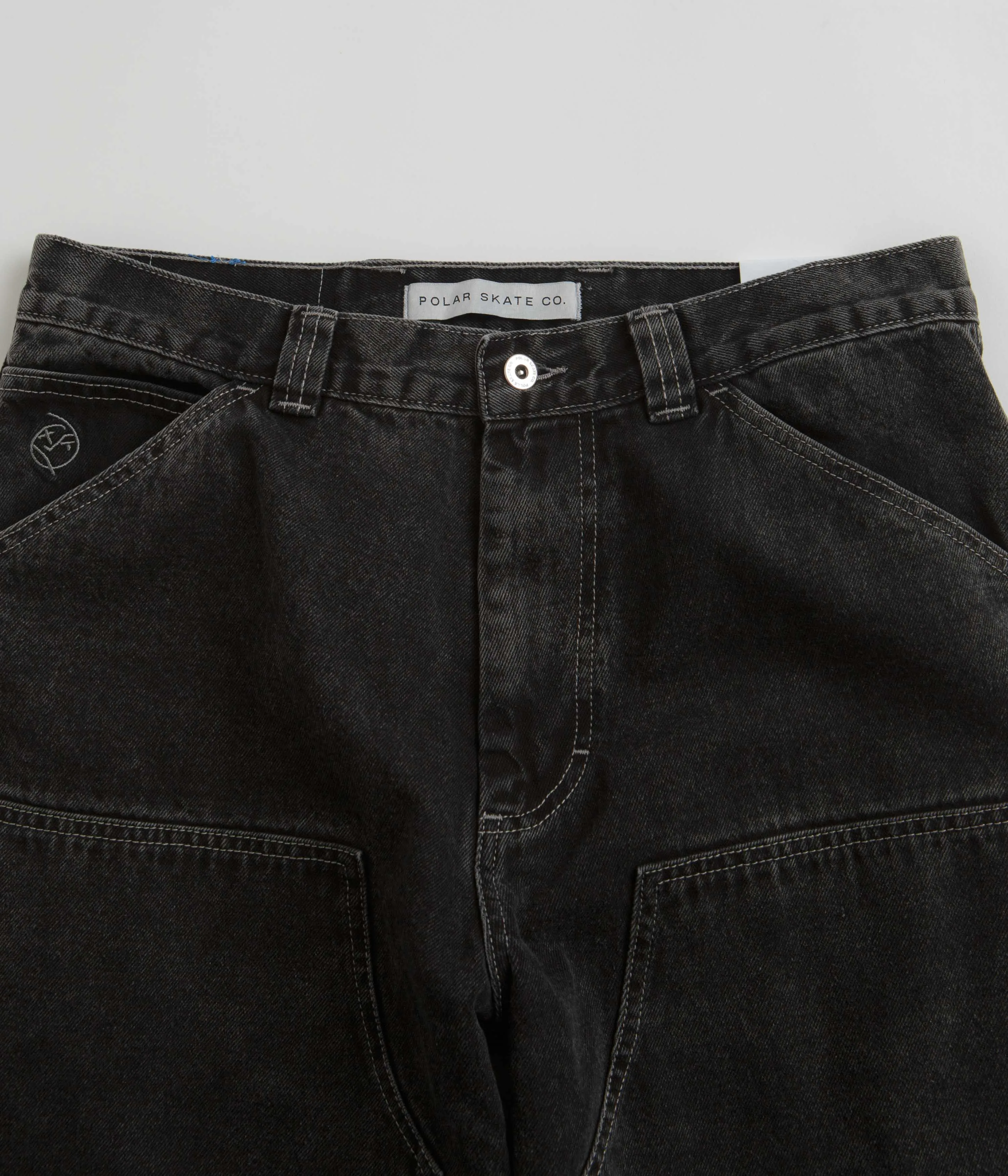 Polar Big Boy Work Pants - Silver Black