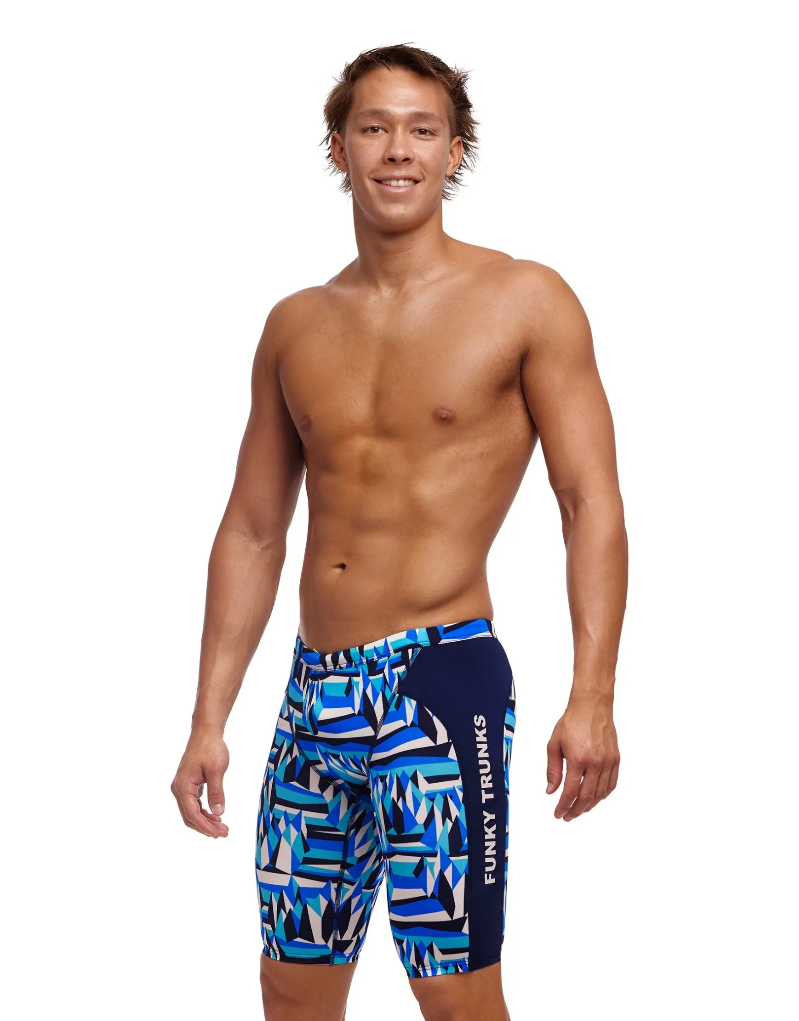 Polar Caps Swim Training Jammers - Blue