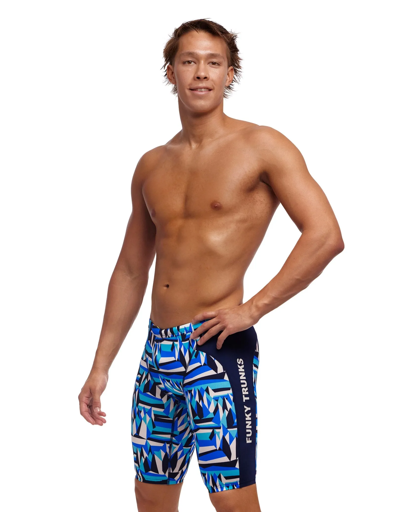 Polar Caps Swim Training Jammers - Blue