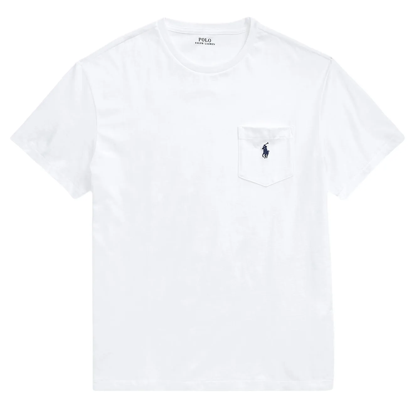 Polo Ralph Lauren Classic Fit Jersey Pocket T-Shirt White