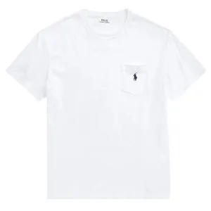 Polo Ralph Lauren Classic Fit Jersey Pocket T-Shirt White