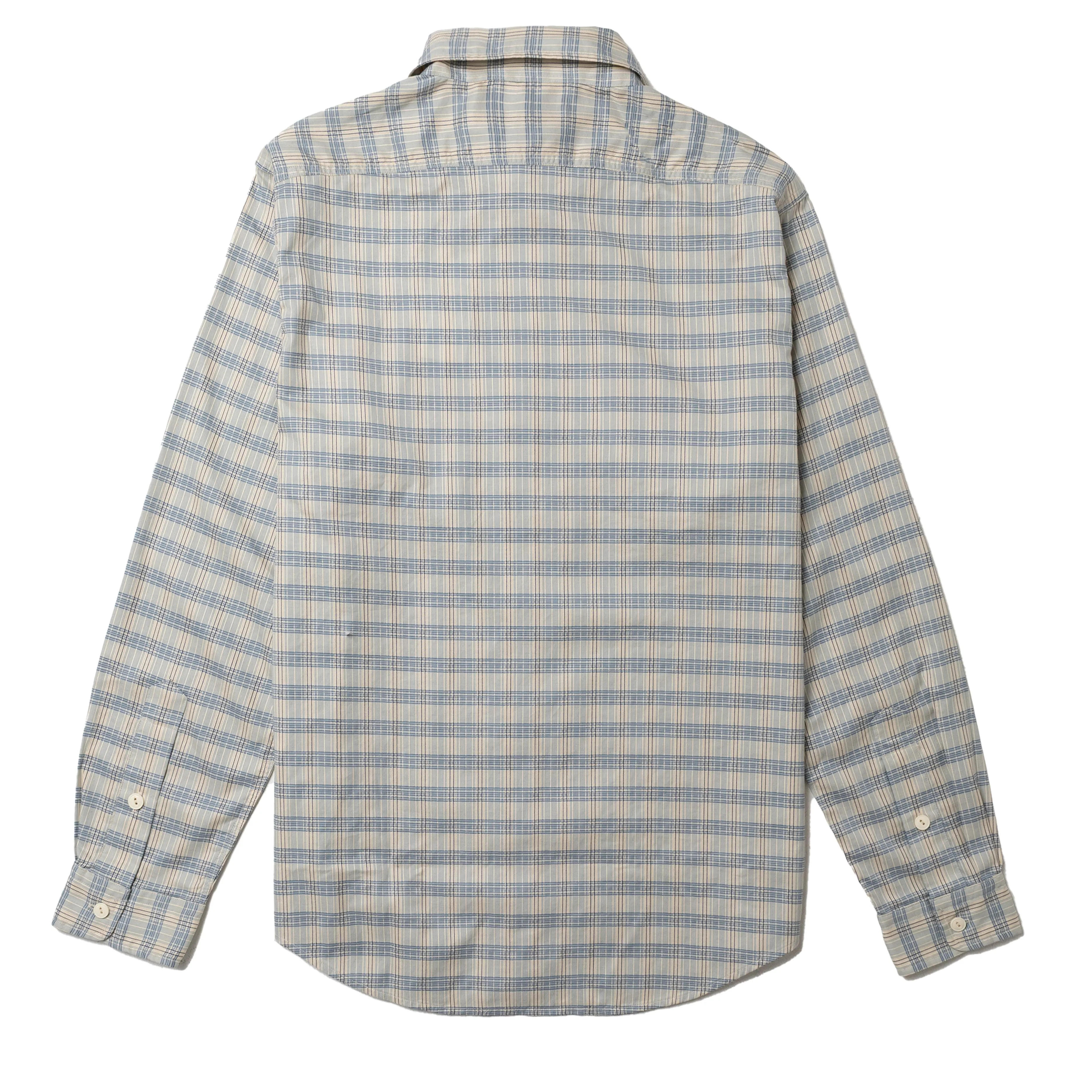 Polo Ralph Lauren Classic Fit Plaid Workshirt Indigo Cream