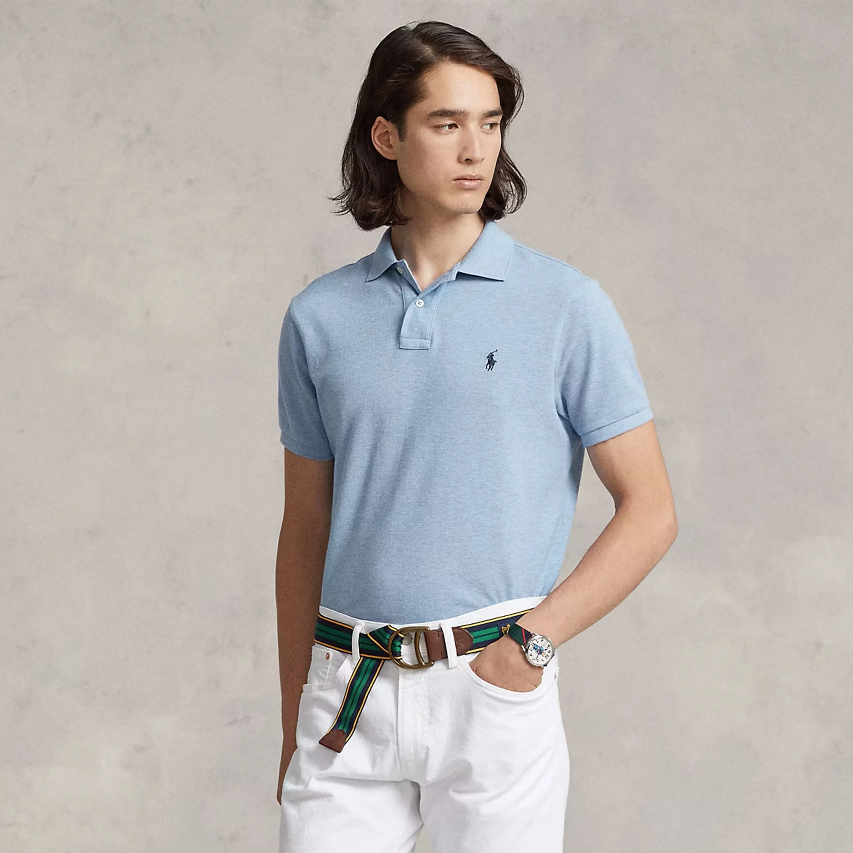 Polo Ralph Lauren Classic S/S Polo Modern Blue Heather