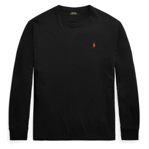 Polo Ralph Lauren Custom Slim Fit Cotton LS T-Shirt Polo Black