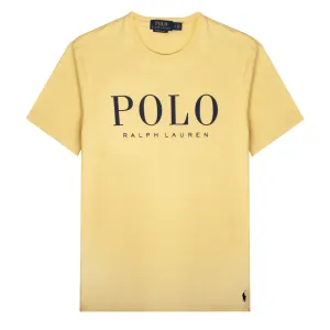 Polo Ralph Lauren Custom Slim Fit Logo Jersey T-Shirt Empire Yellow