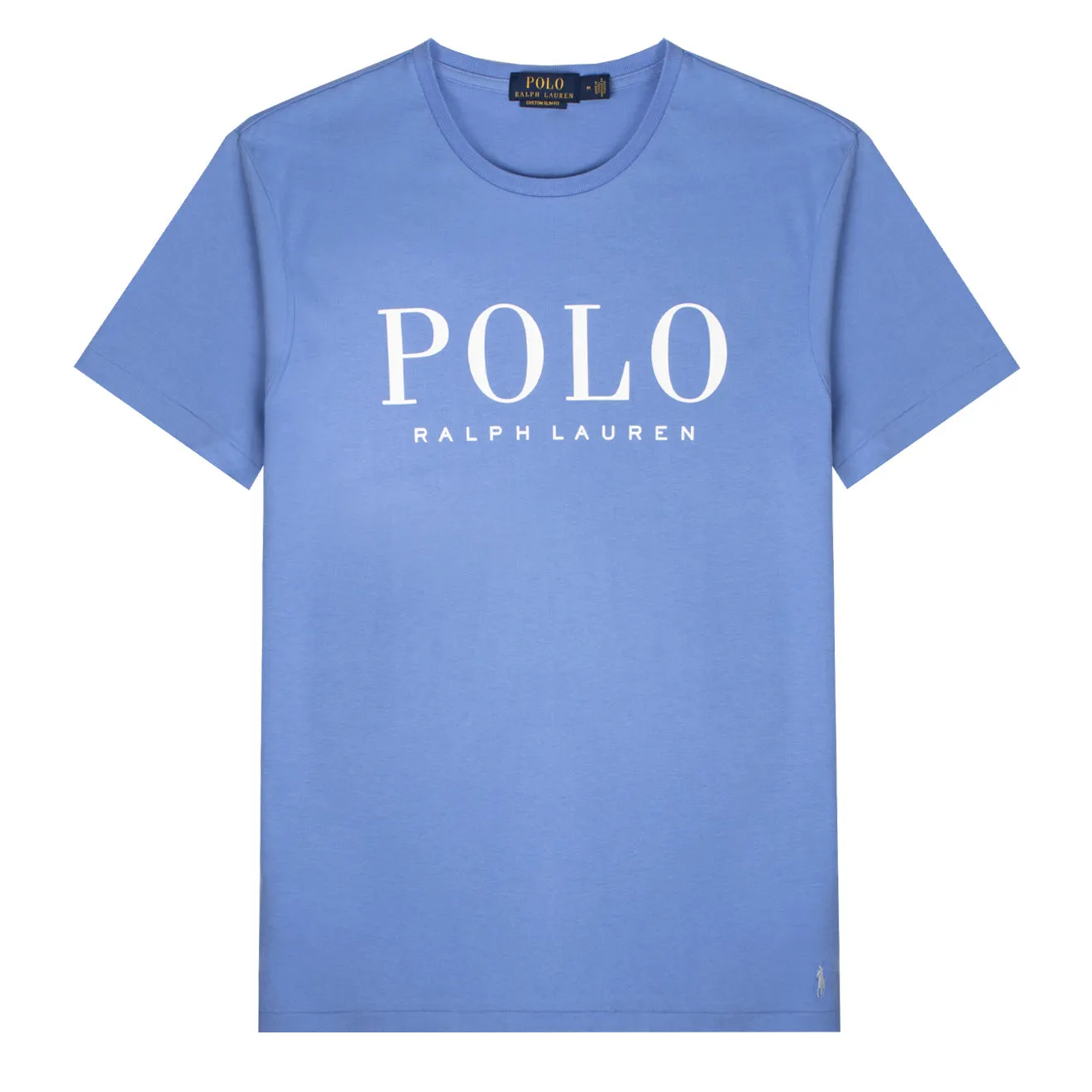 Polo Ralph Lauren Custom Slim Fit Logo Jersey T-Shirt Harbour Island Blue