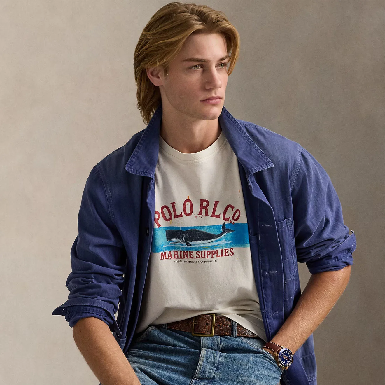 Polo Ralph Lauren Short Sleeve T Shirt Classic Deckwash White