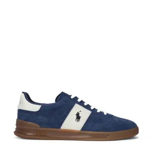Polo Sport Heritage Aera Suede Trainer Light Navy / Cream