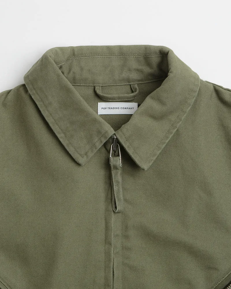 Pop Trading Company Full Zip Jacket - Four Leaf Clover
