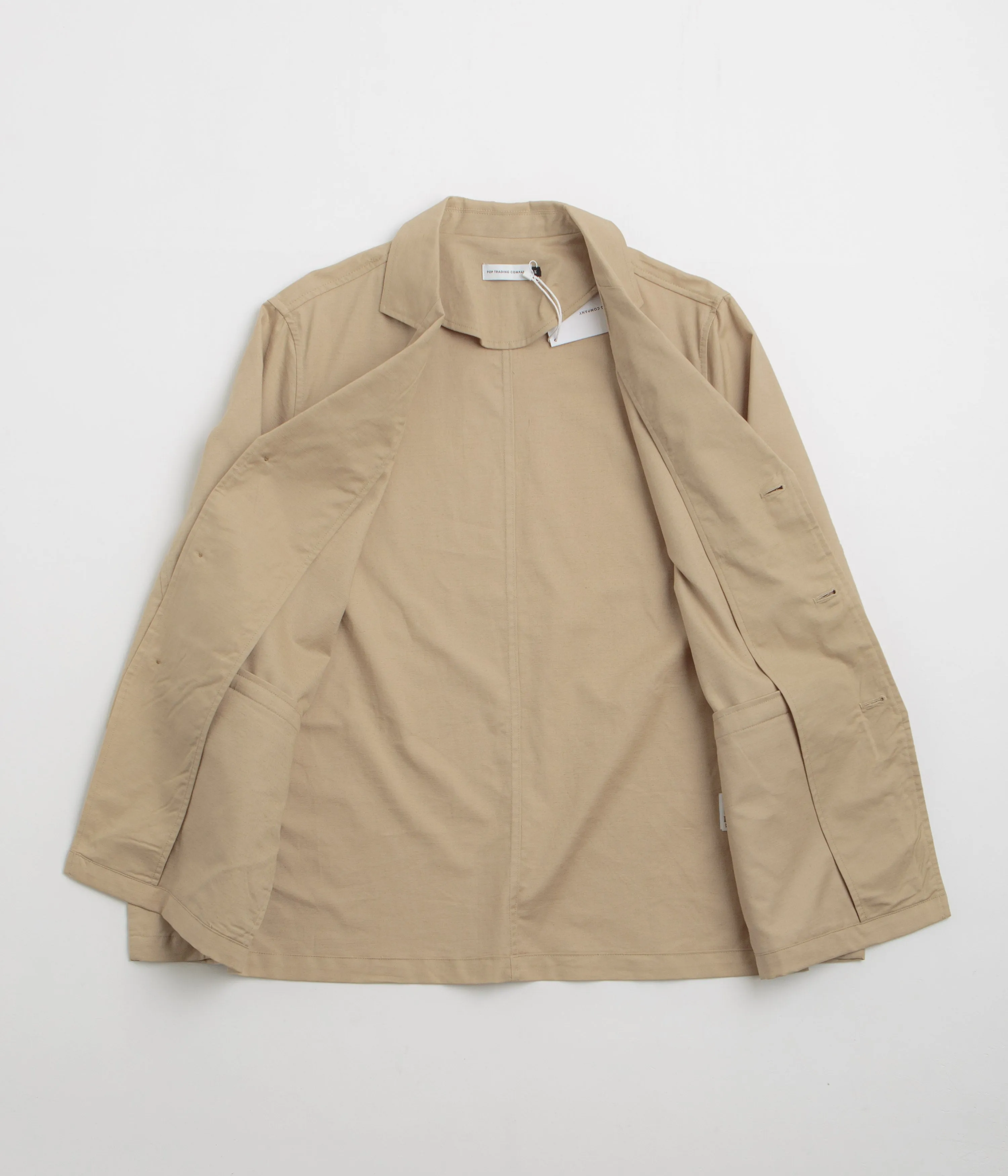 Pop Trading Company Hewitt Suit Jacket - White Pepper