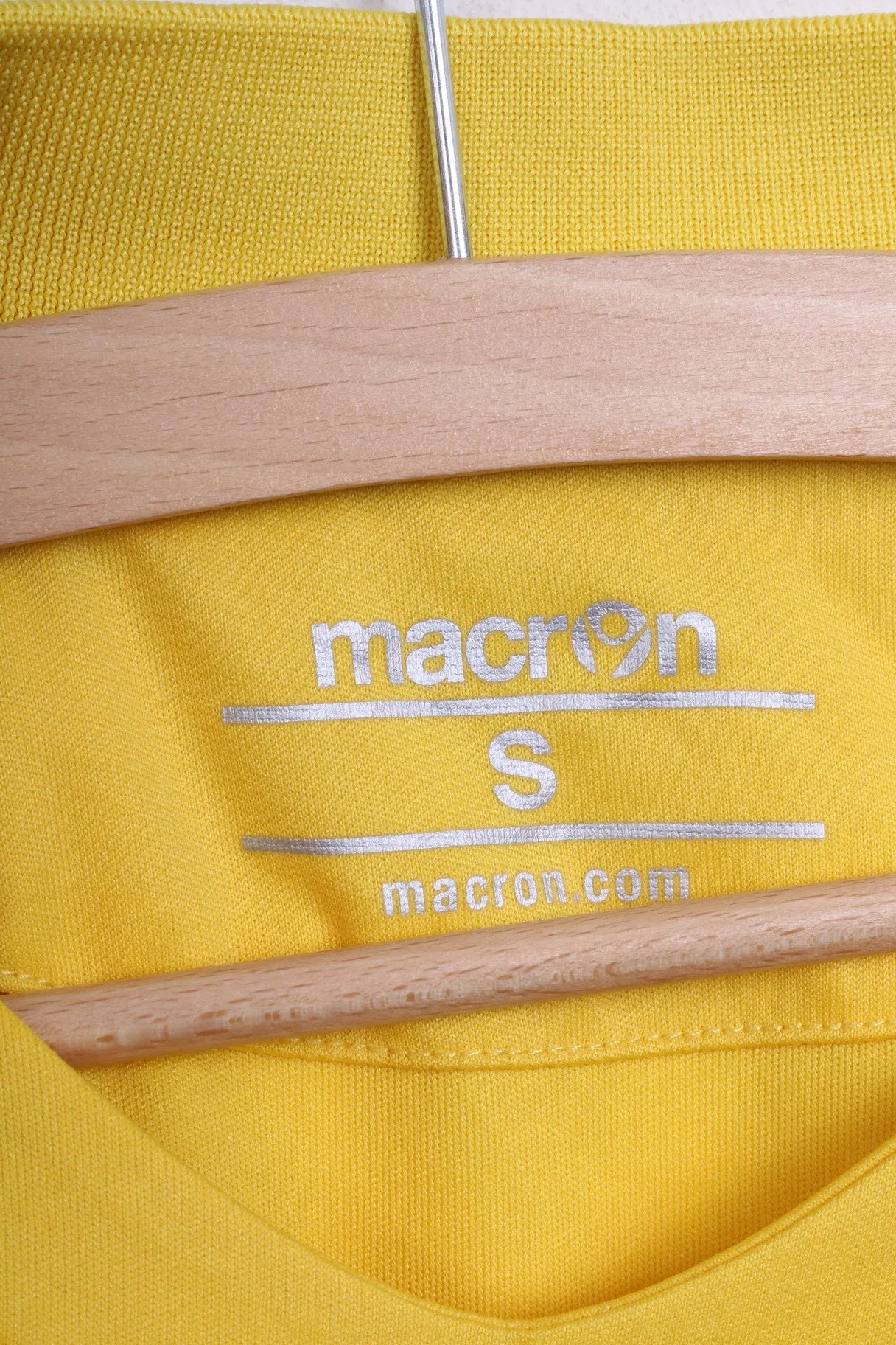 Potters Bar Crusaders Macron Mens S Polo Shirt Yellow Sport