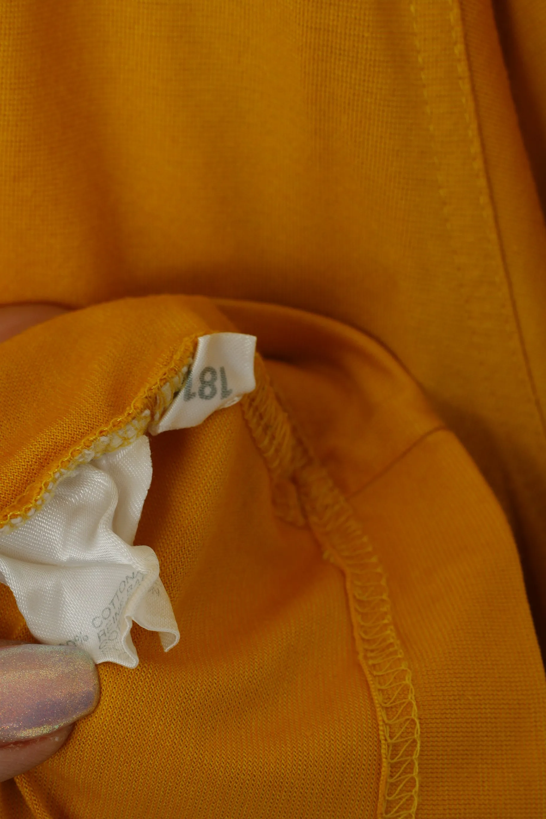 Pringle Mens XL Polo Shirt Buttons Detailed Mustard Cotton Top