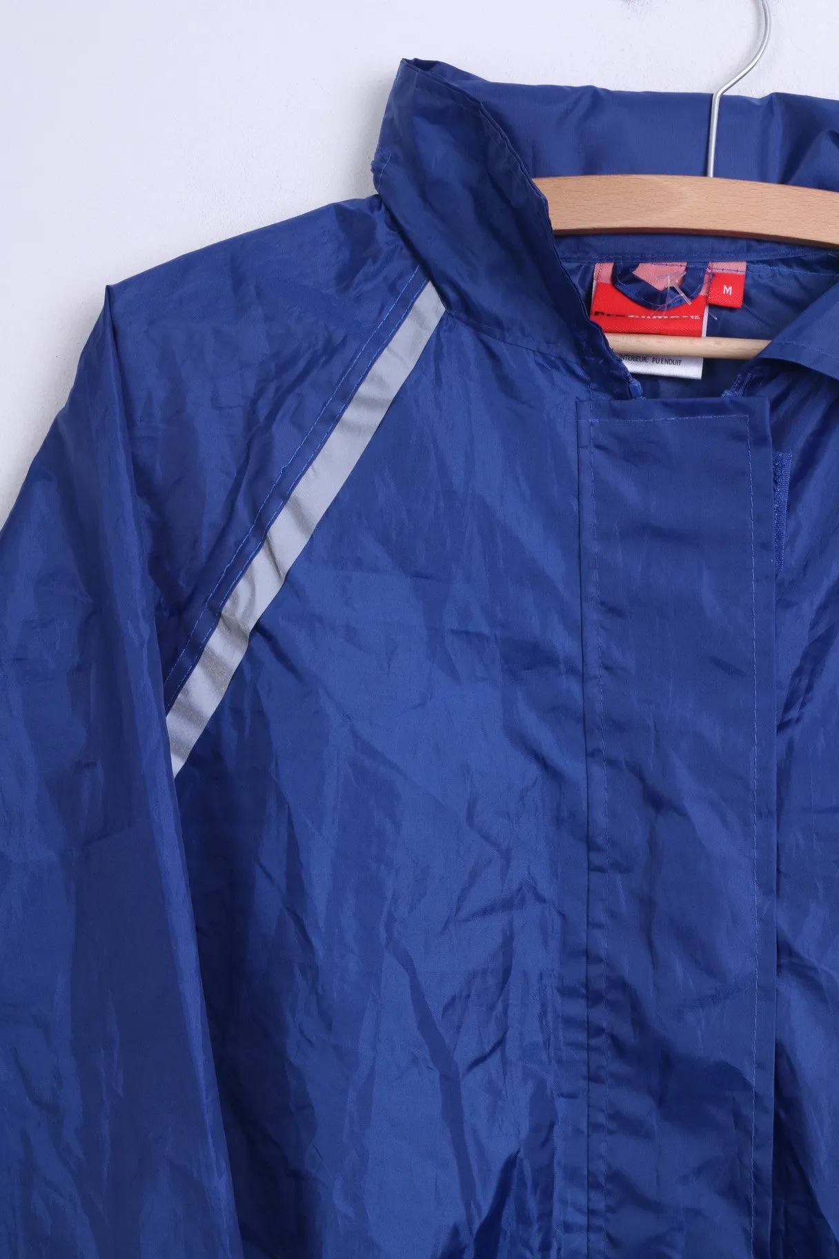 Pro Climate Mens M Light Jacket Blue Hood Sport