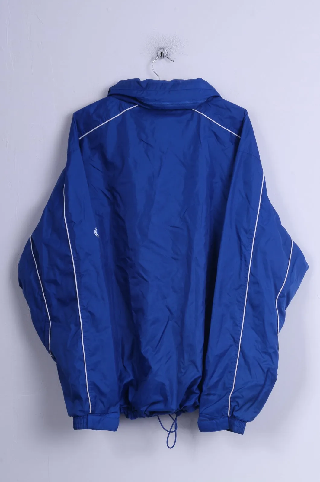 PROSTAR Mens XL  Jacket Blue Nylon Hidden Hood Cramlington Town FC