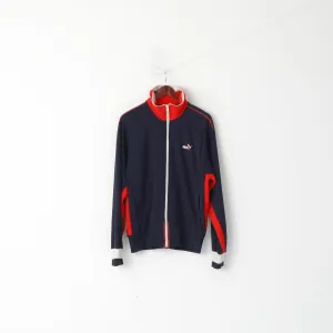 Puma Men M Sweatshirt Navy Vintage Training Full Zipper Retro Track Top