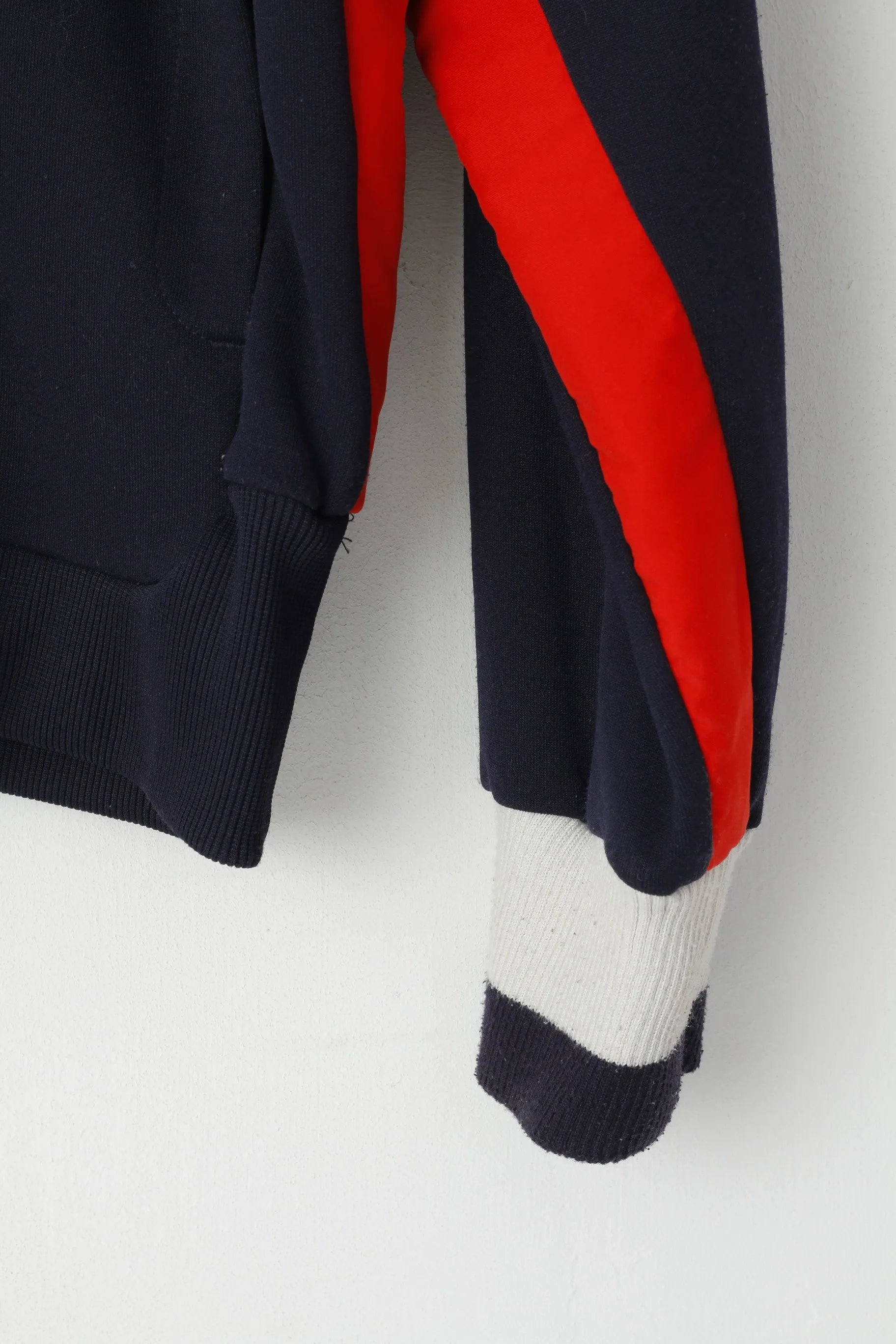Puma Men M Sweatshirt Navy Vintage Training Full Zipper Retro Track Top