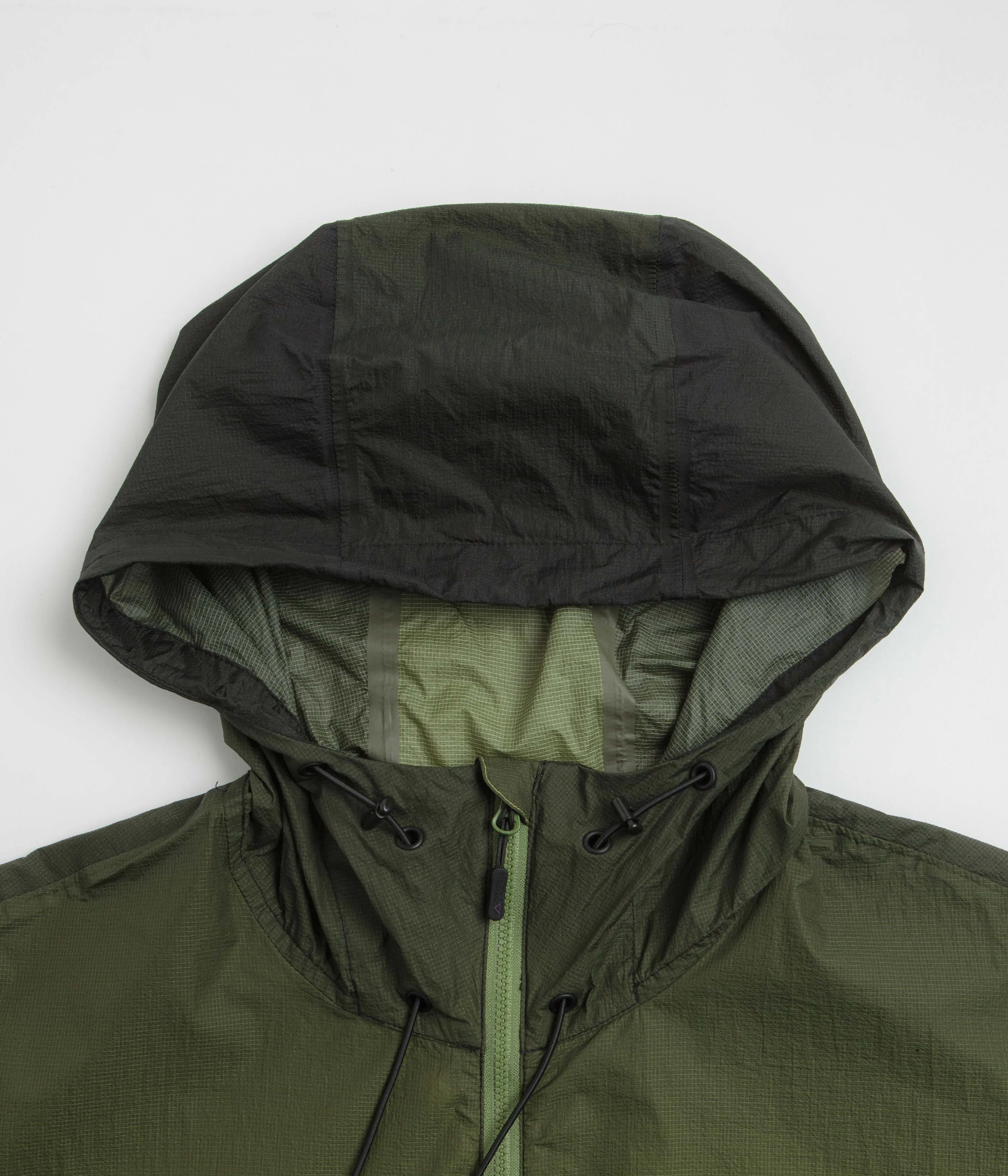 Purple Mountain Observatory Ombre Print Breeze Jacket - Lime / Black