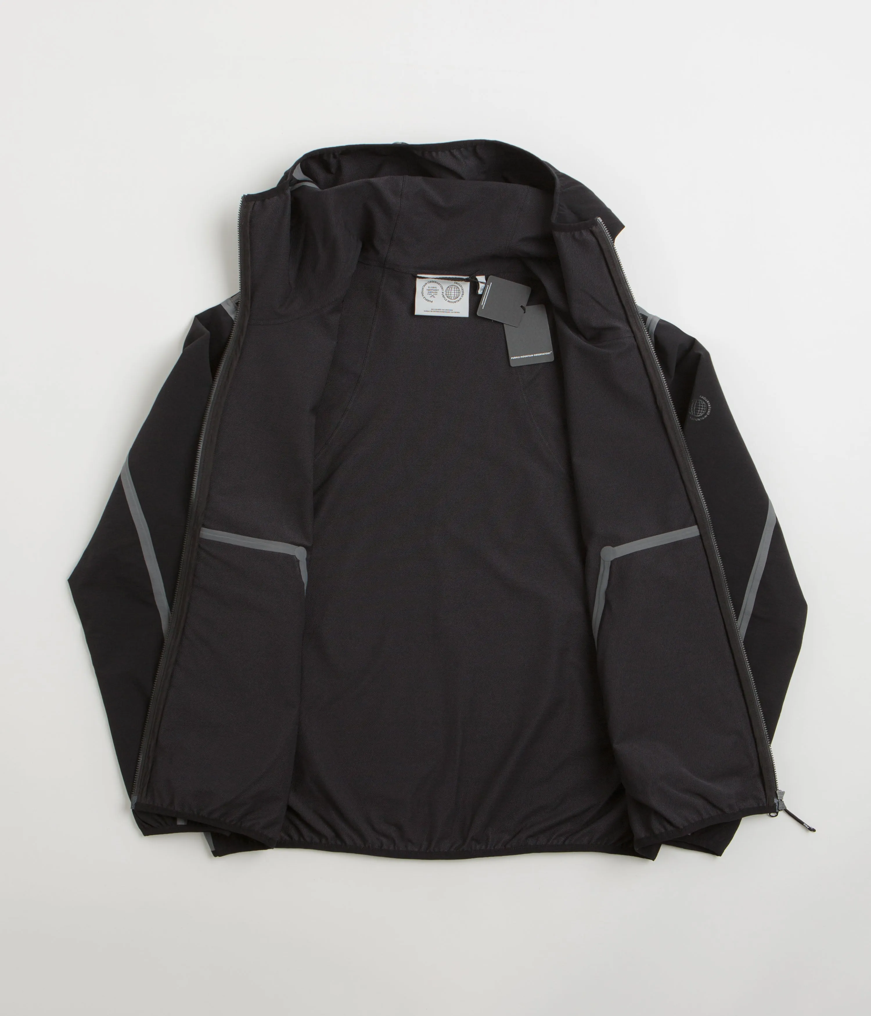 Purple Mountain Observatory Soft Shell Balaclava Jacket - Black