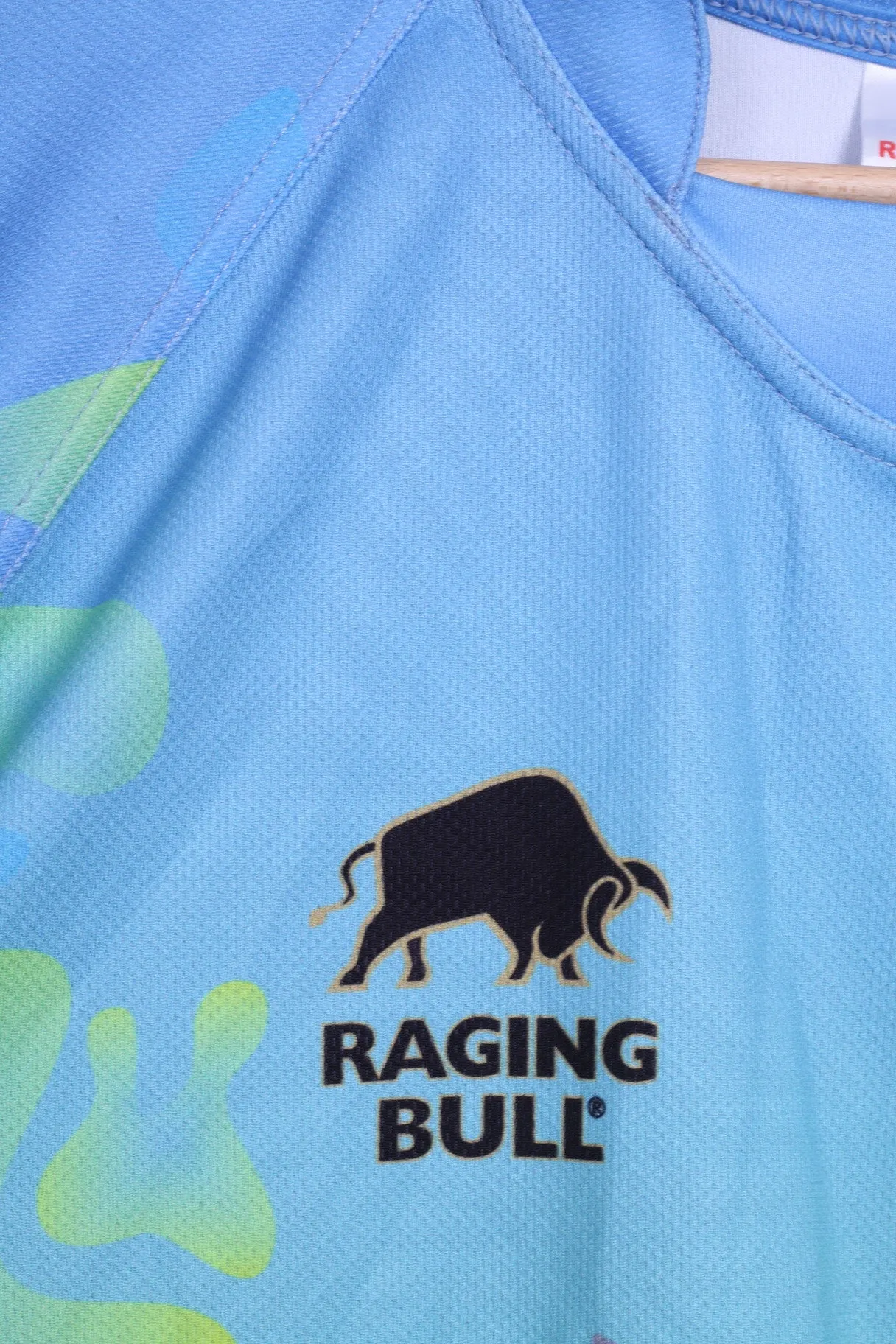 Raging Bull S.E.A.E. Mens 42'' Shirt Rugby Football Club Blue