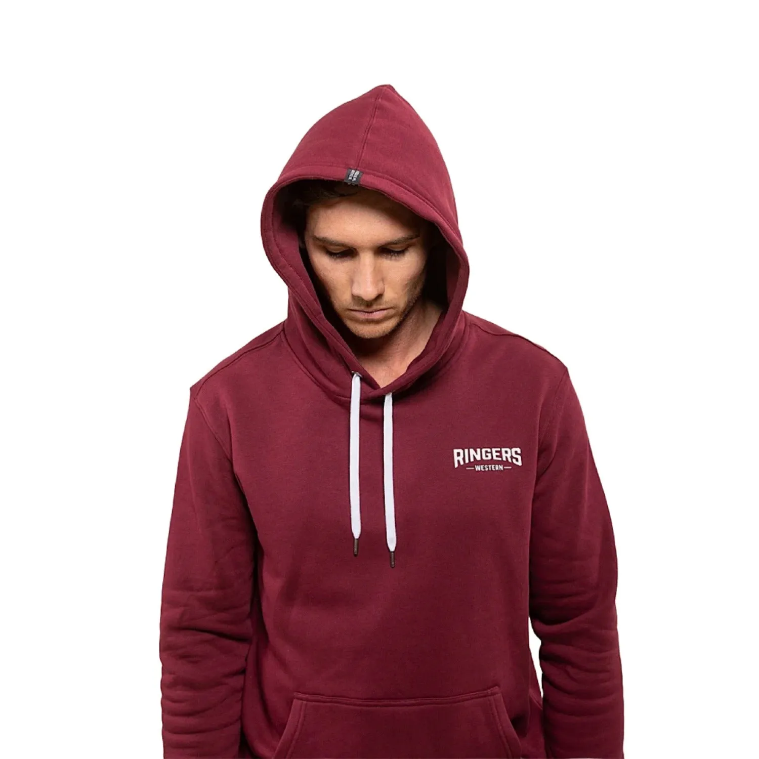 Ringers Western Men's Squadron Hoodie - Burgundy