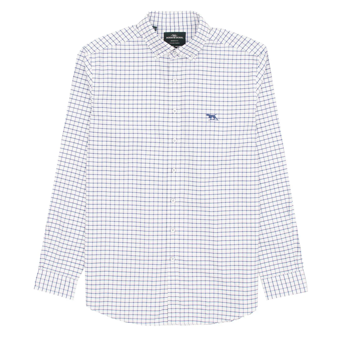 Rodd & Gunn Gunn Check Oxford 3 LS Slim Fit Shirt Ink