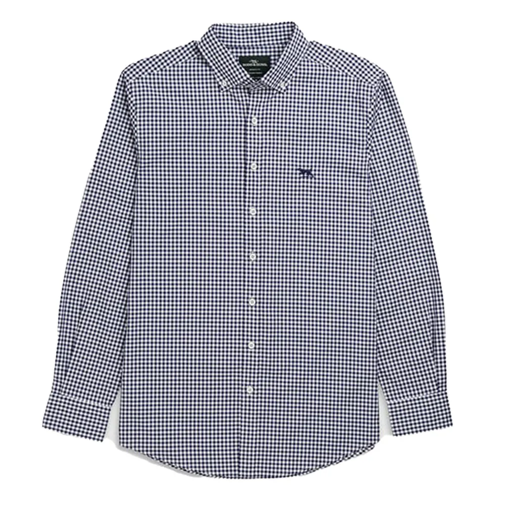 Rodd and Gunn Gunn Check Oxford L/S Shirt Snow