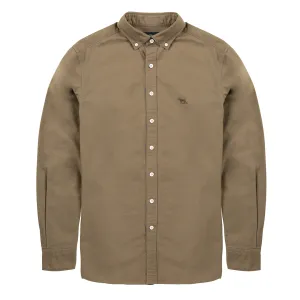 Rodd and Gunn Gunn Oxford PD L/S Shirt Olive