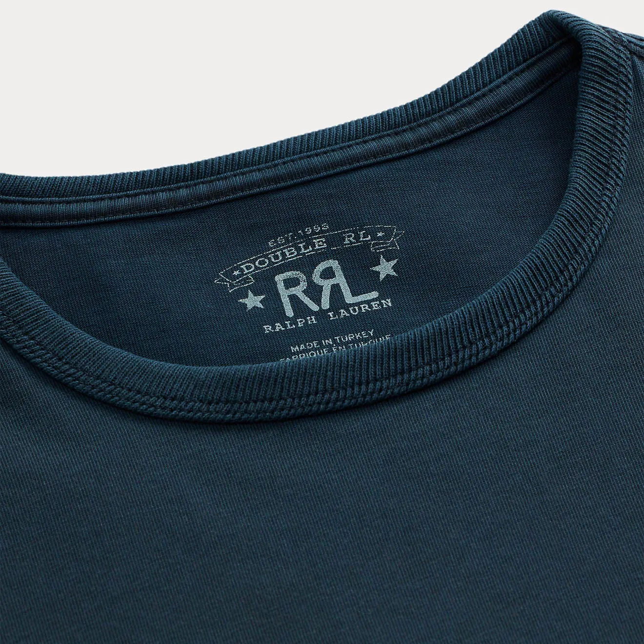RRL By Ralph Lauren Relaxed Fit Heavyweight Jersey T-Shirt Dark Navy