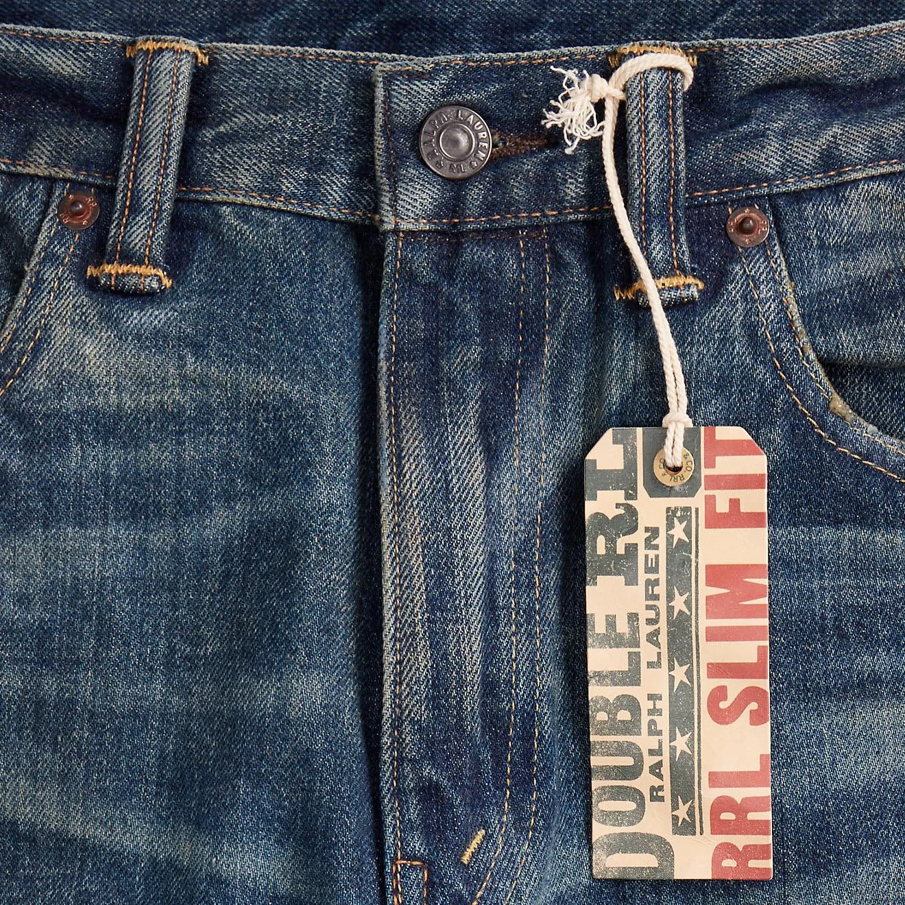 RRL by Ralph Lauren Slim Fit Belgrade Jean Belgrade Wash
