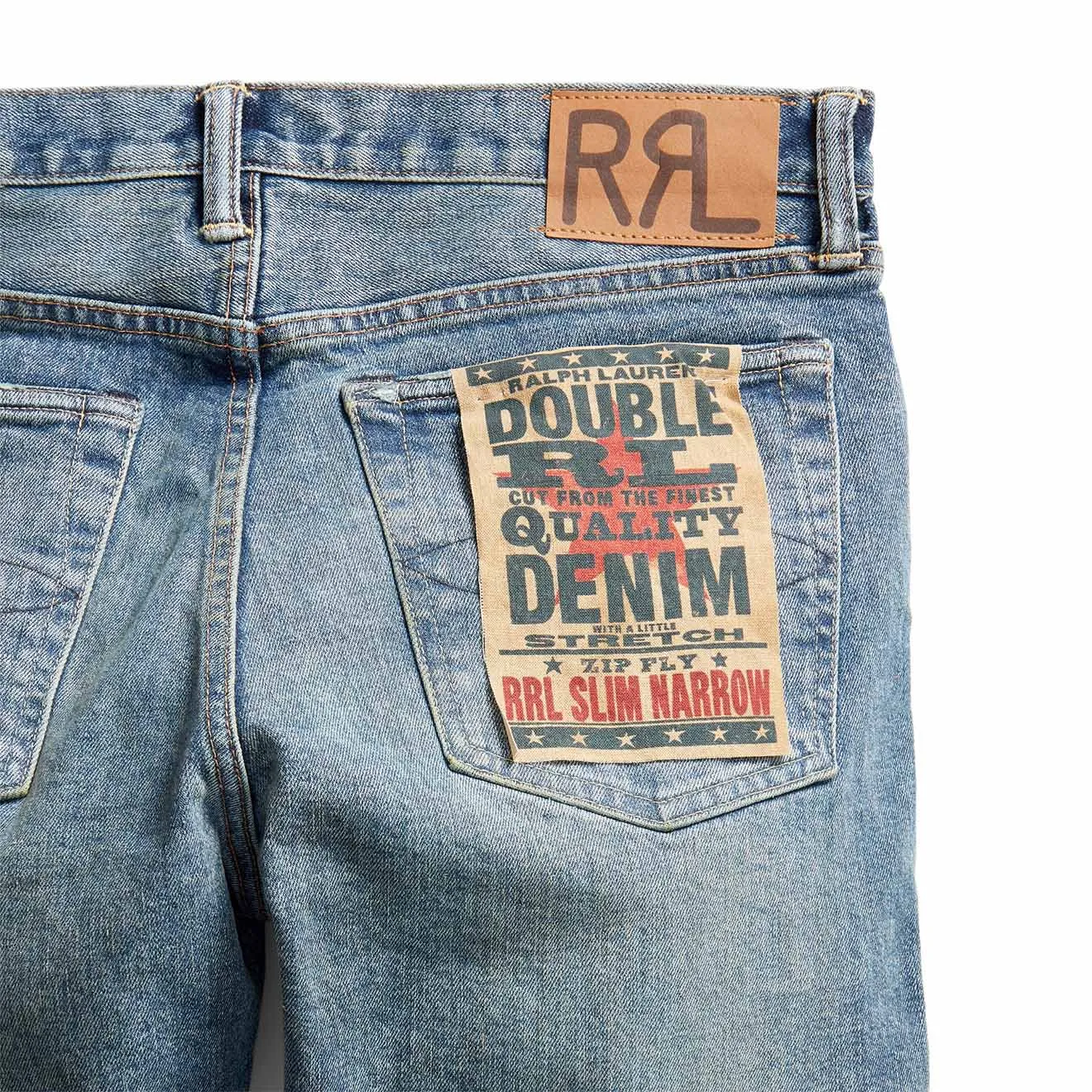 RRL by Ralph Lauren Slim Fit Jeans Eakins Wash