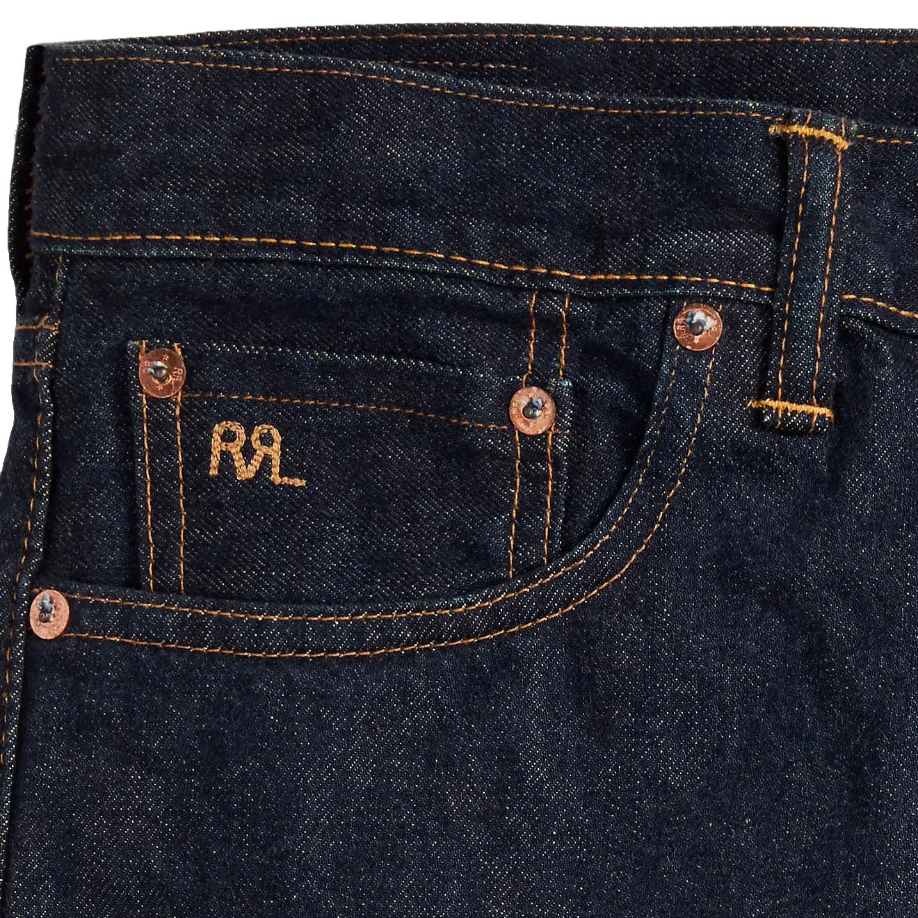 RRL by Ralph Lauren Slim Fit Selvedge Jean Once Washed 3