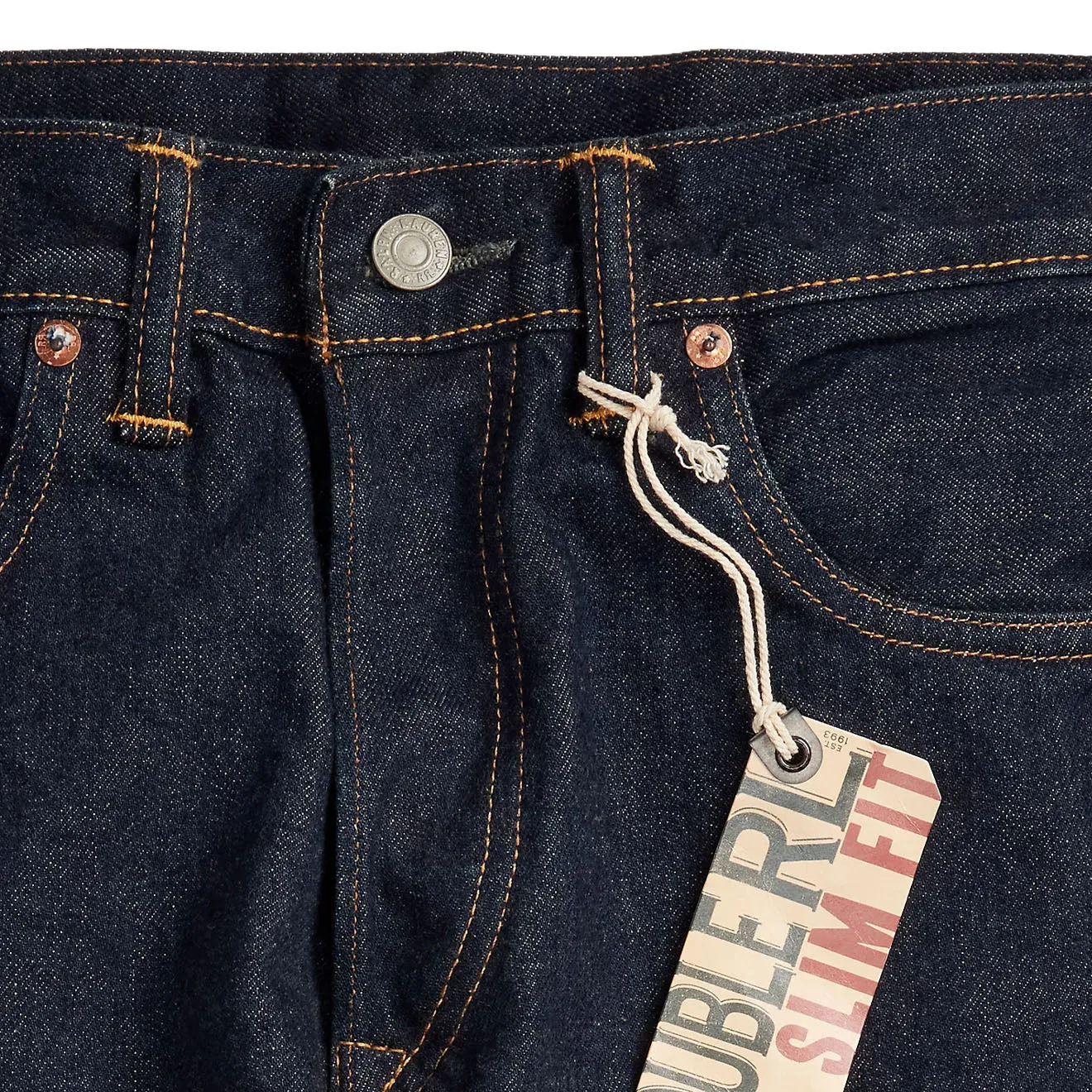 RRL by Ralph Lauren Slim Fit Selvedge Jean Once Washed 3