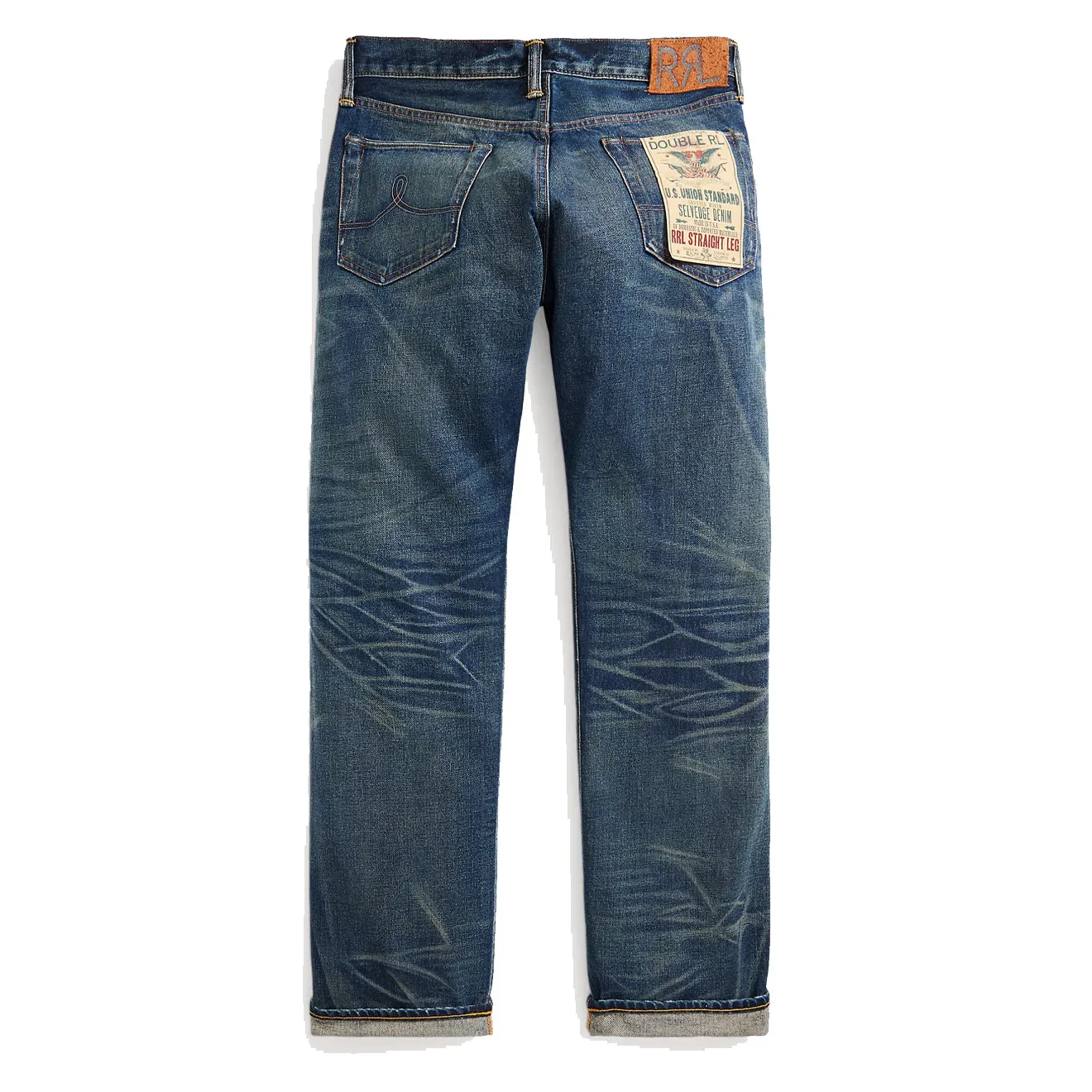 RRL by Ralph Lauren Straight Fit Hawley Selvedge Jean Hawley Wash
