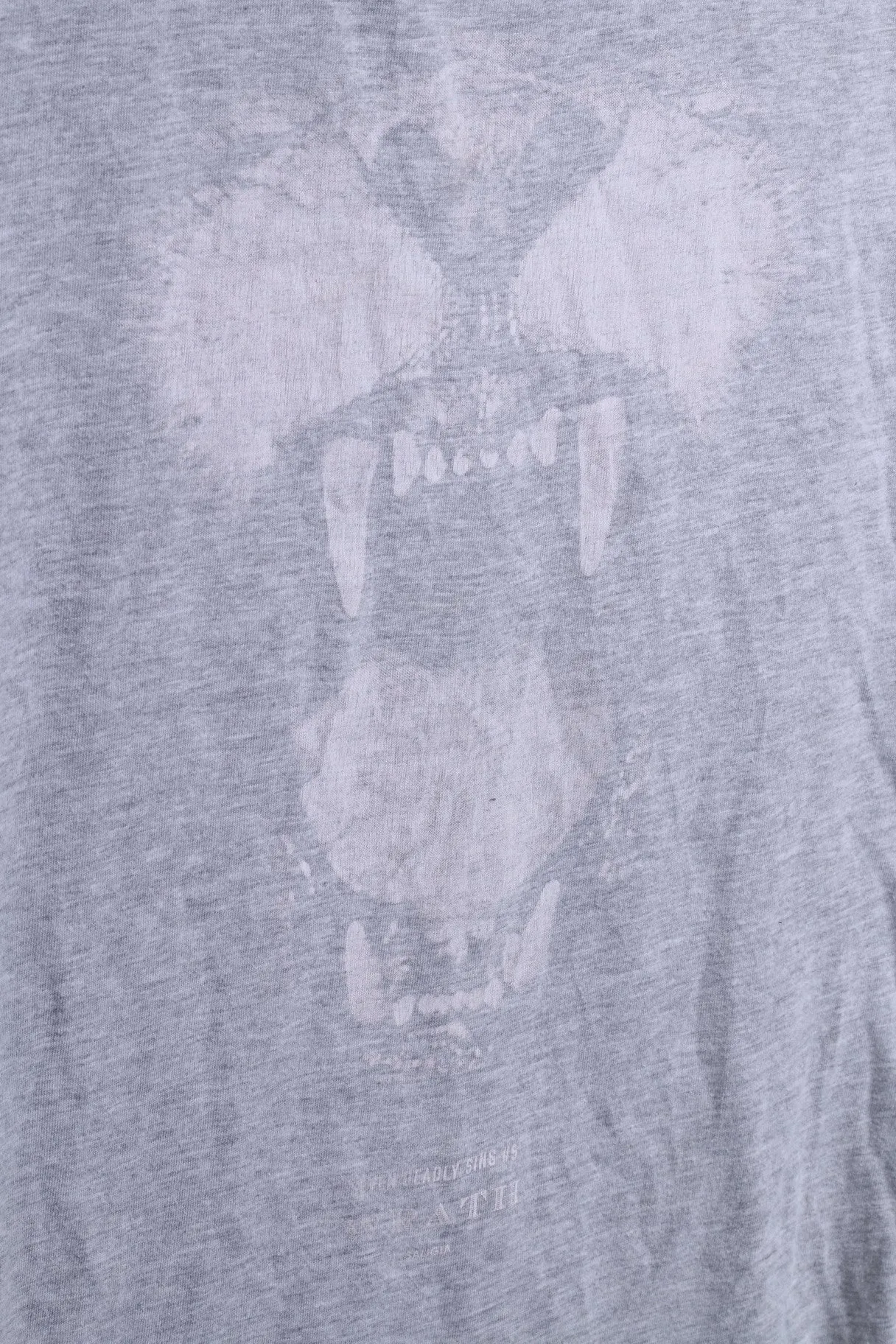 SAILIGIA Mens XL Shirt Crew Neck Tiger Lager157 Cotton Grey