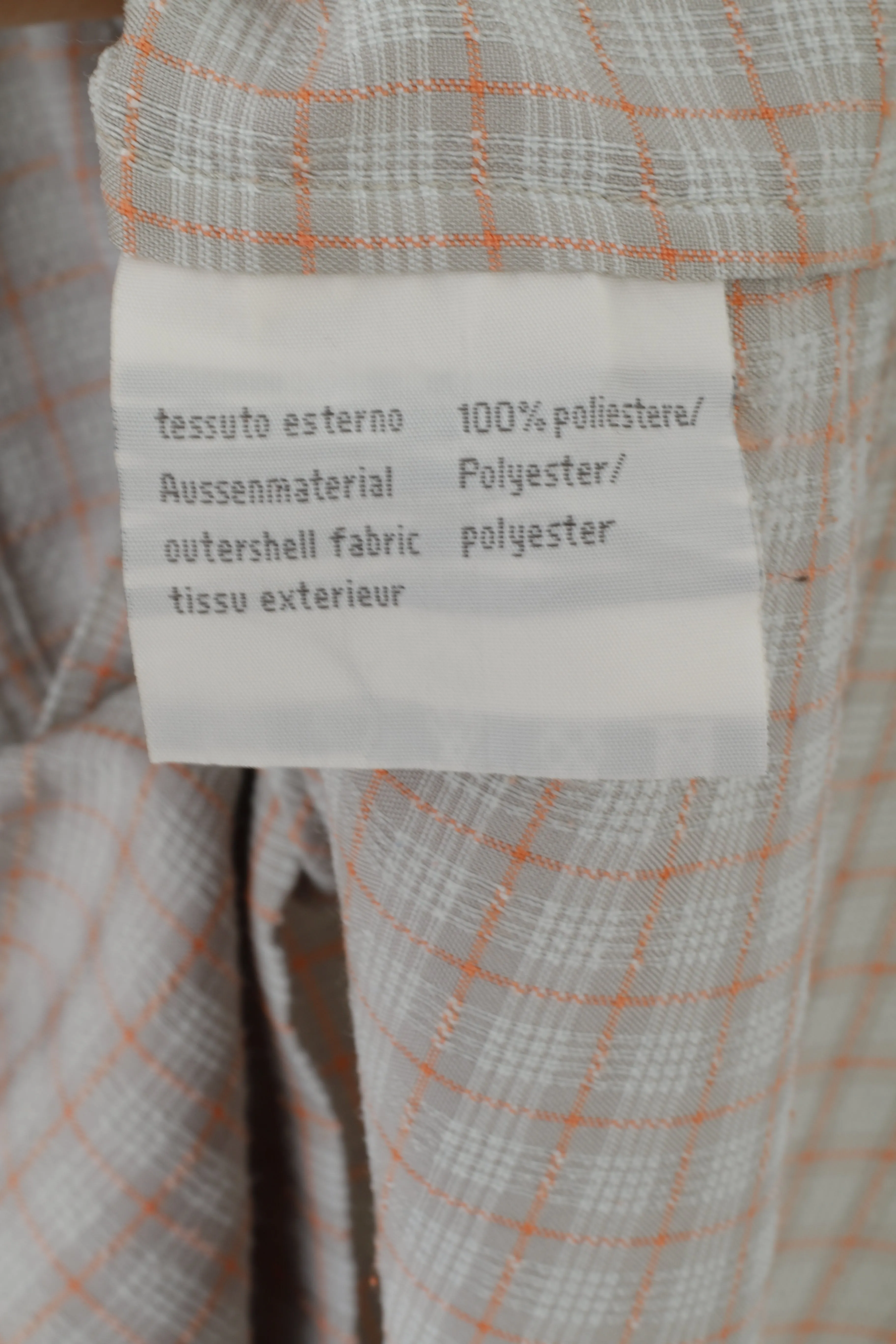 Salewa 5C Five Confidents Mens 52 XL Casual Shirt Short Sleeve Checked Polyester