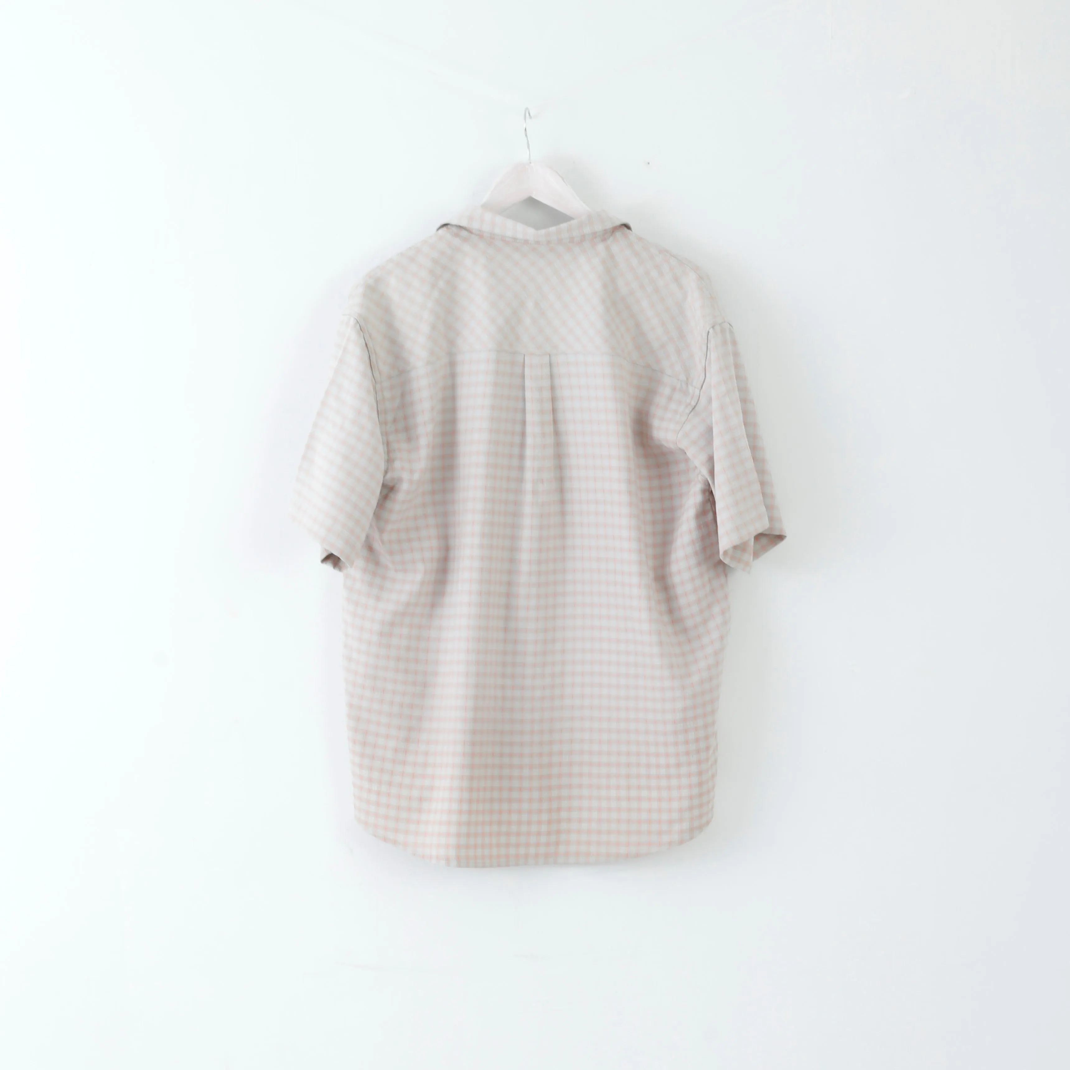 Salewa 5C Five Confidents Mens 52 XL Casual Shirt Short Sleeve Checked Polyester