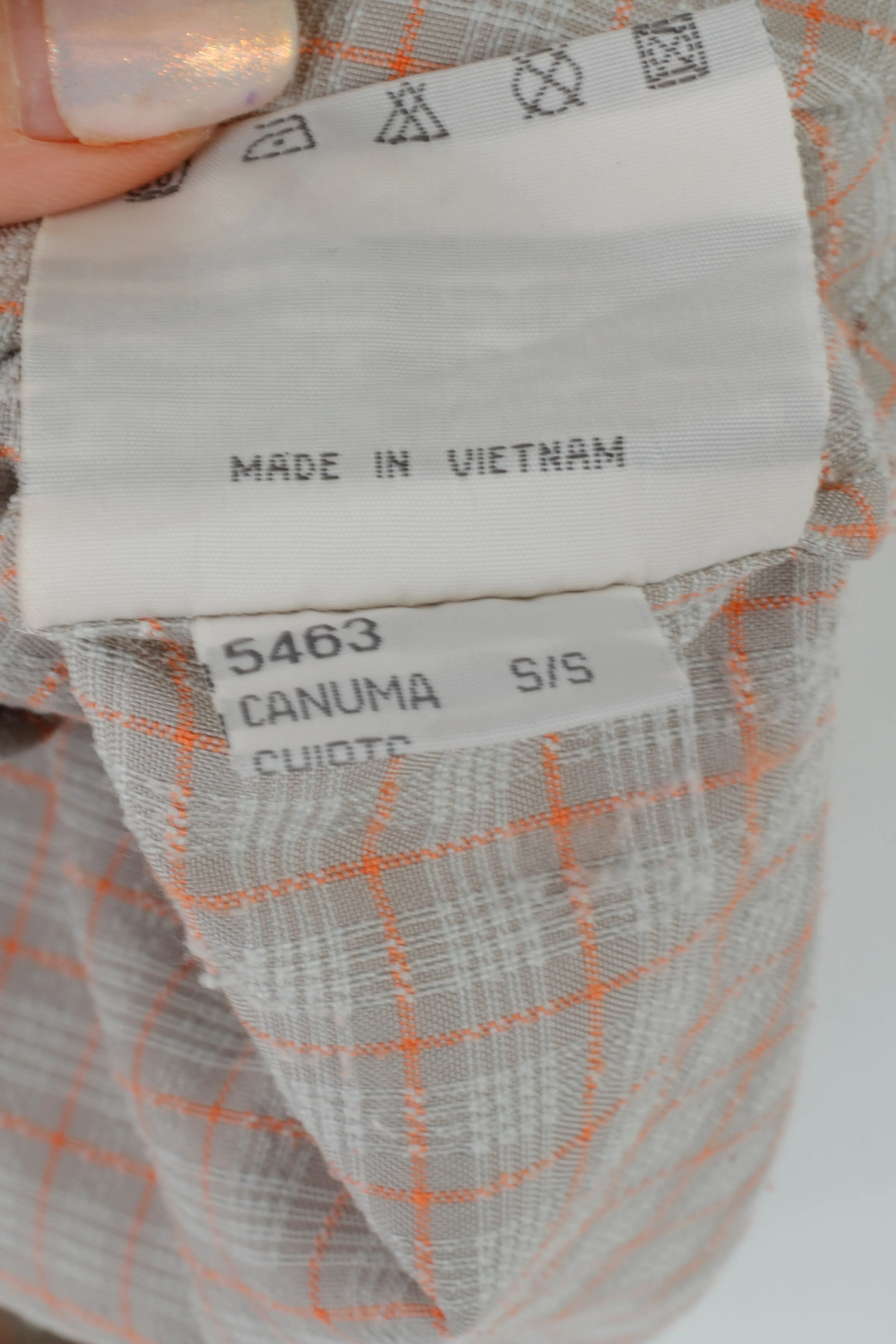 Salewa 5C Five Confidents Mens 52 XL Casual Shirt Short Sleeve Checked Polyester