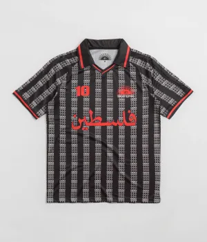 SkatePal Anniversary Football Shirt - Black / Red
