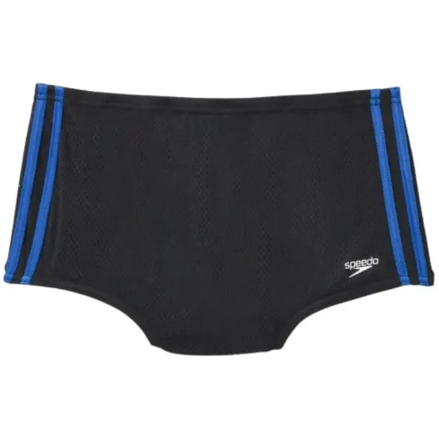 Speedo Men's Poly Mesh Square Leg Black