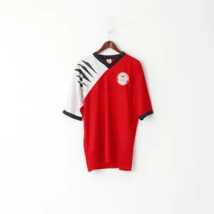 Sportsphere Mens XL Shirt Red Vintage Warminster Soccer Club Pennsylvania Usa #13 Top