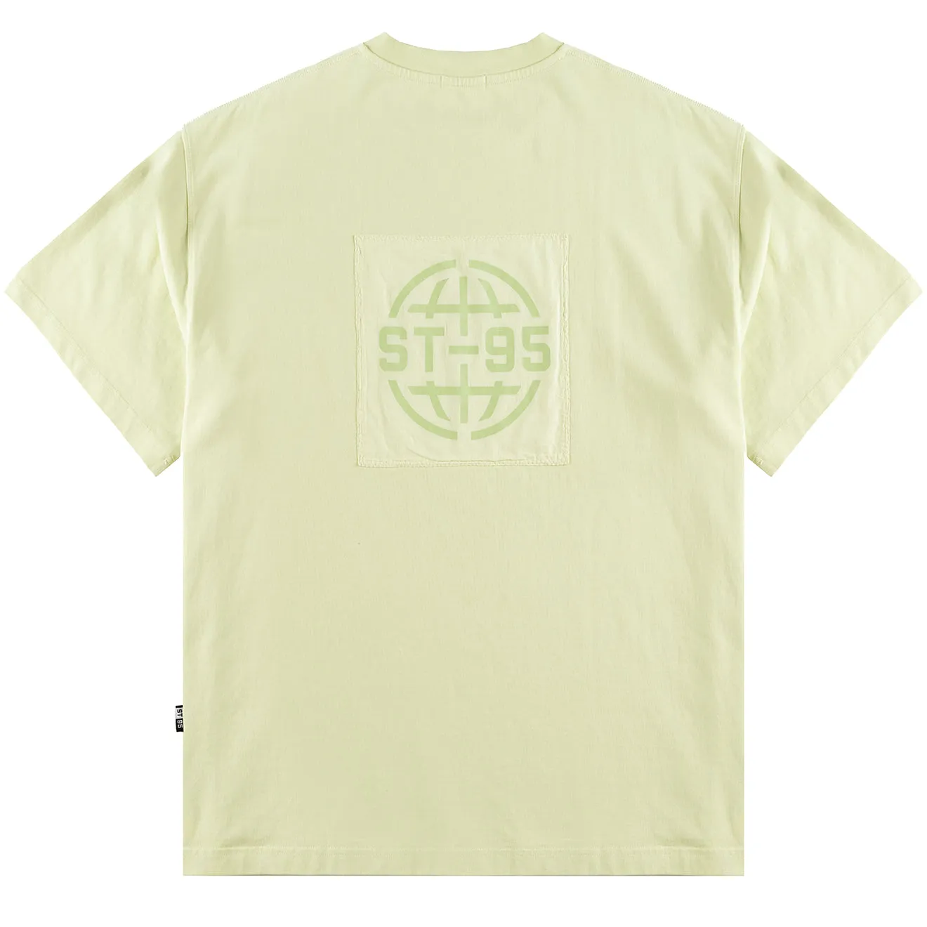ST95 Urano Patch Oversized SS T-shirt Pale Green
